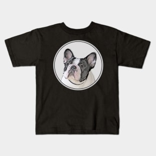 French Bulldog (Brindle Pied) Kids T-Shirt